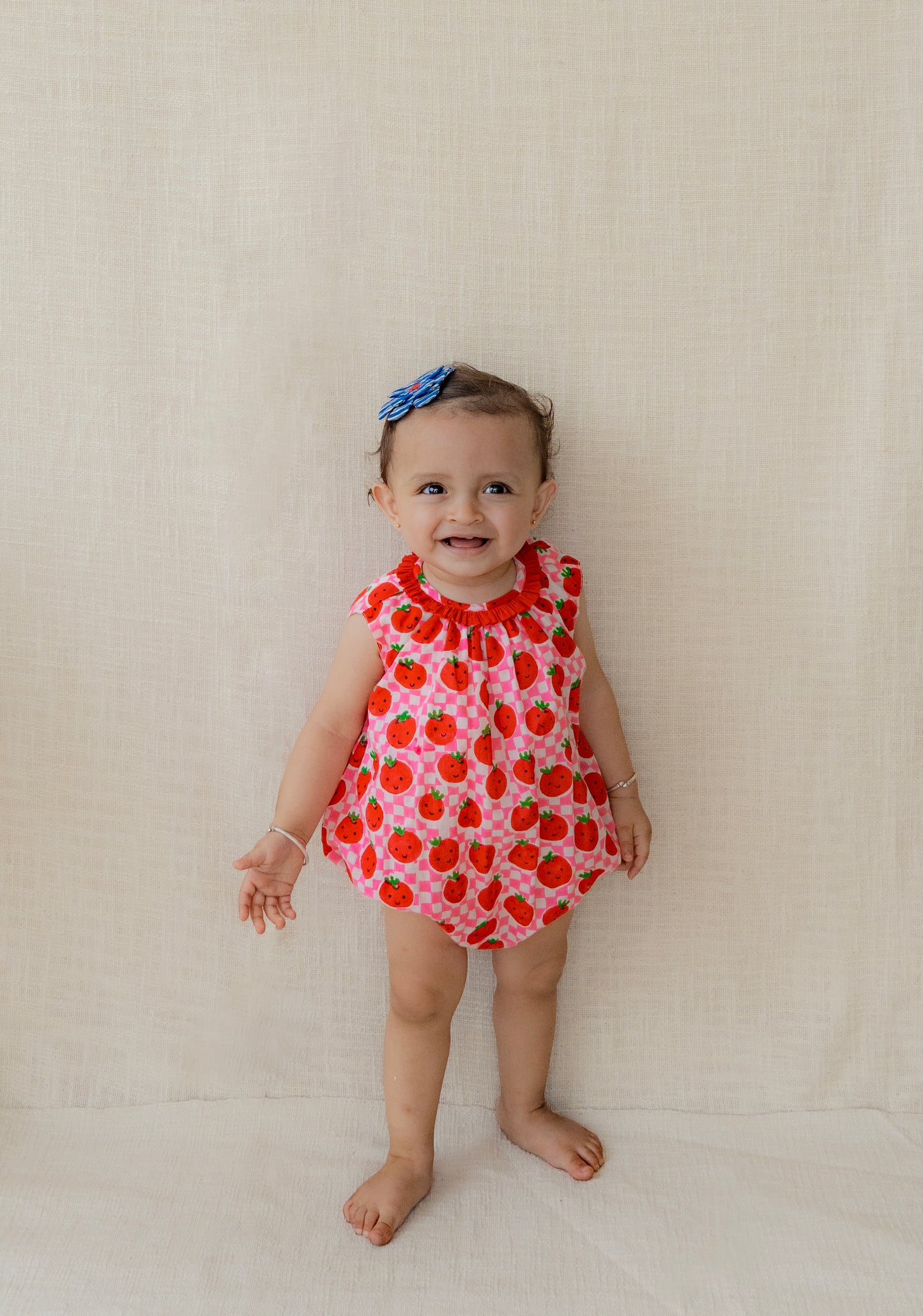 DIA_BUBBLE TOMATO ROMPER
