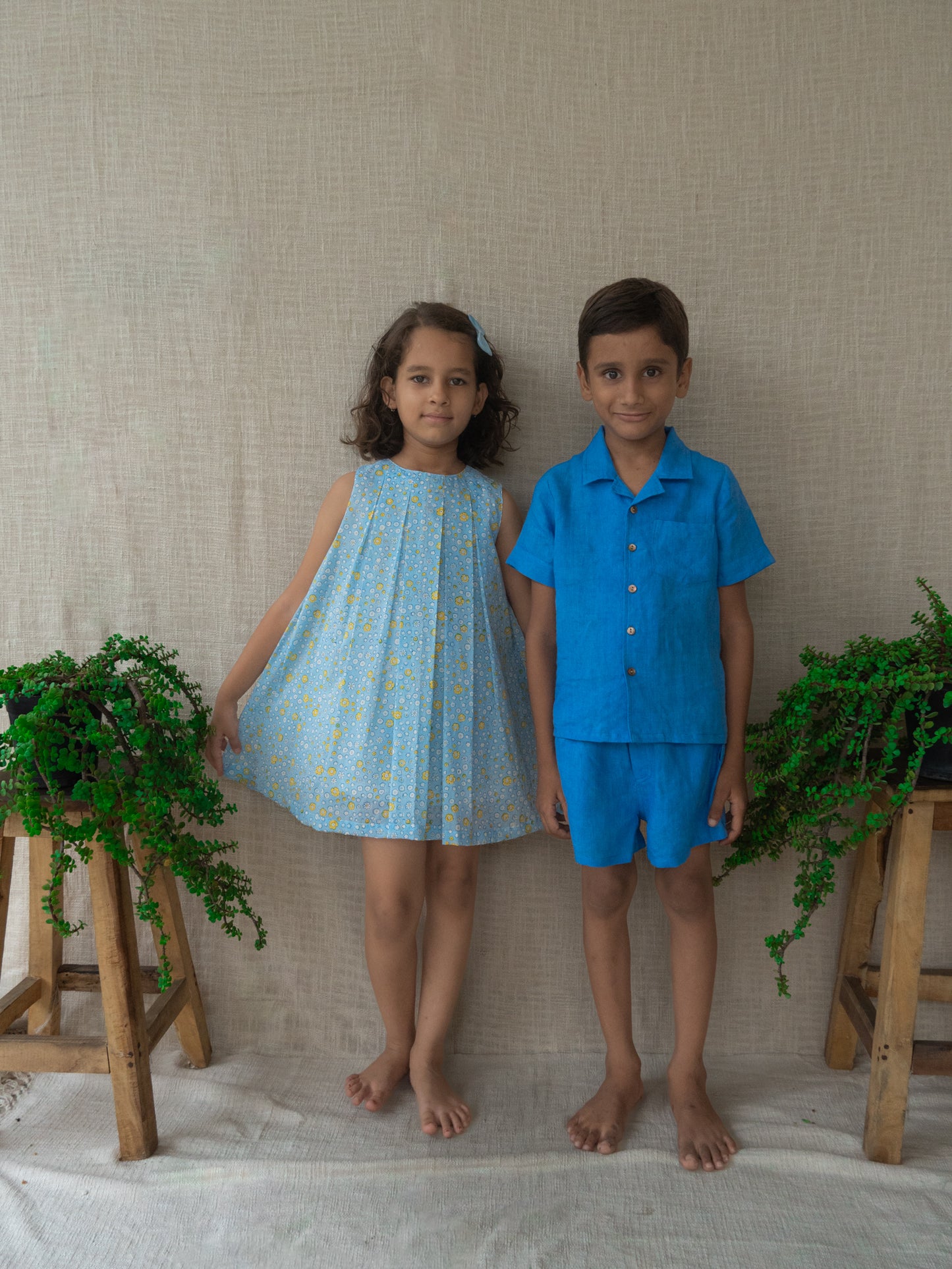 FIA_SKY BLUE DITSY PRINT
