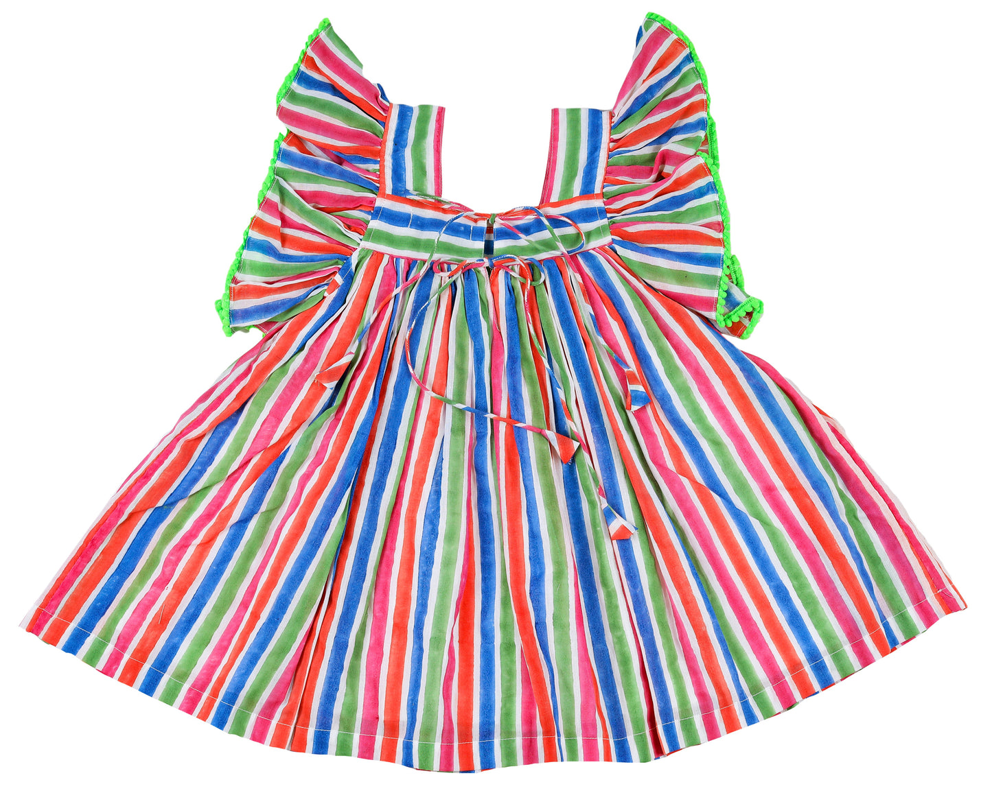 RIA DRESS_ MULTI STRIPE
