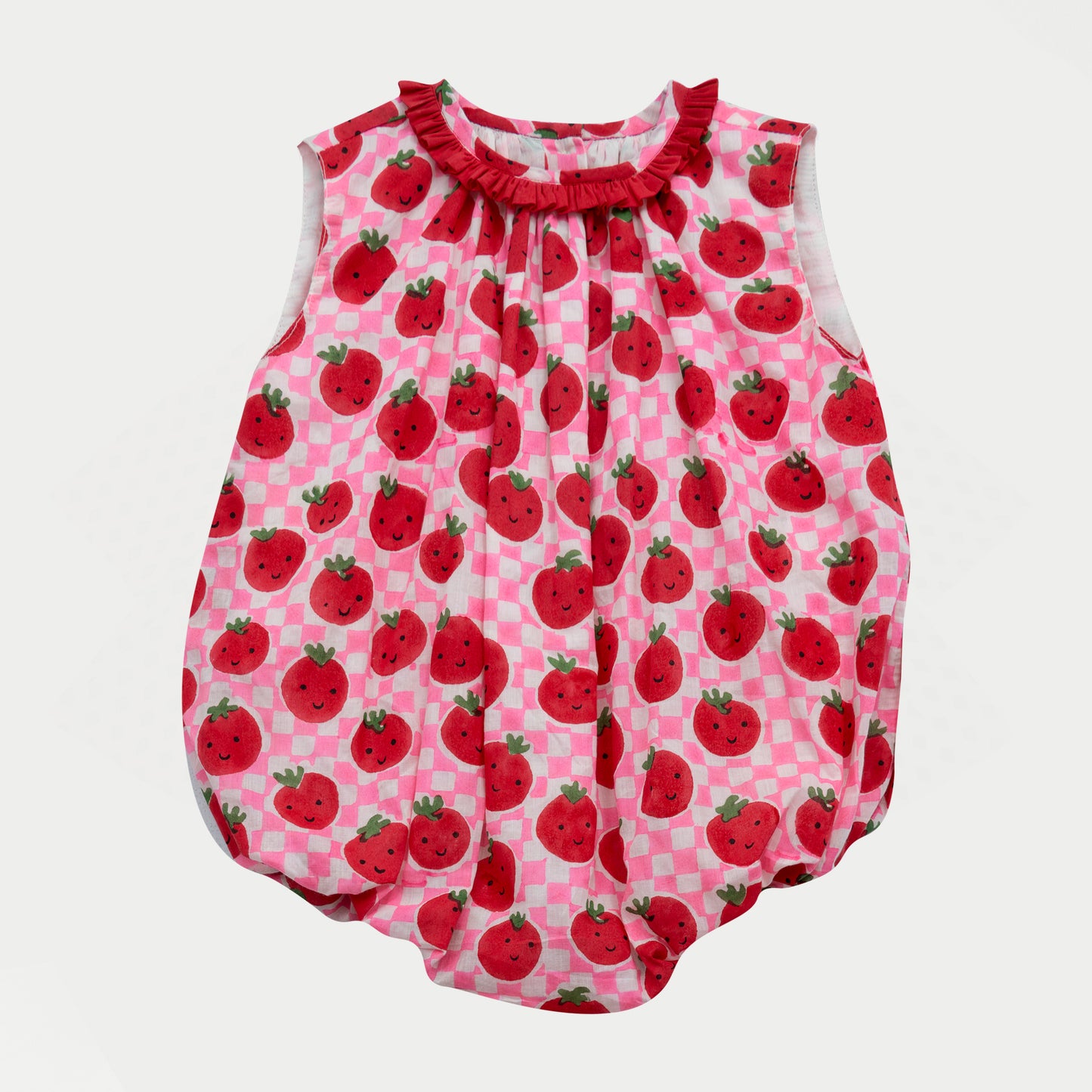 DIA_BUBBLE TOMATO ROMPER