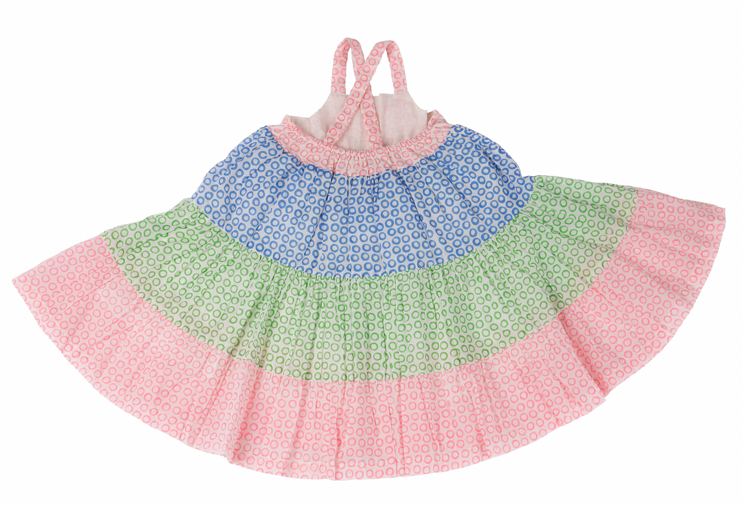 MARIBELLE _ MULTI CIRCLE _MAXI DRESS