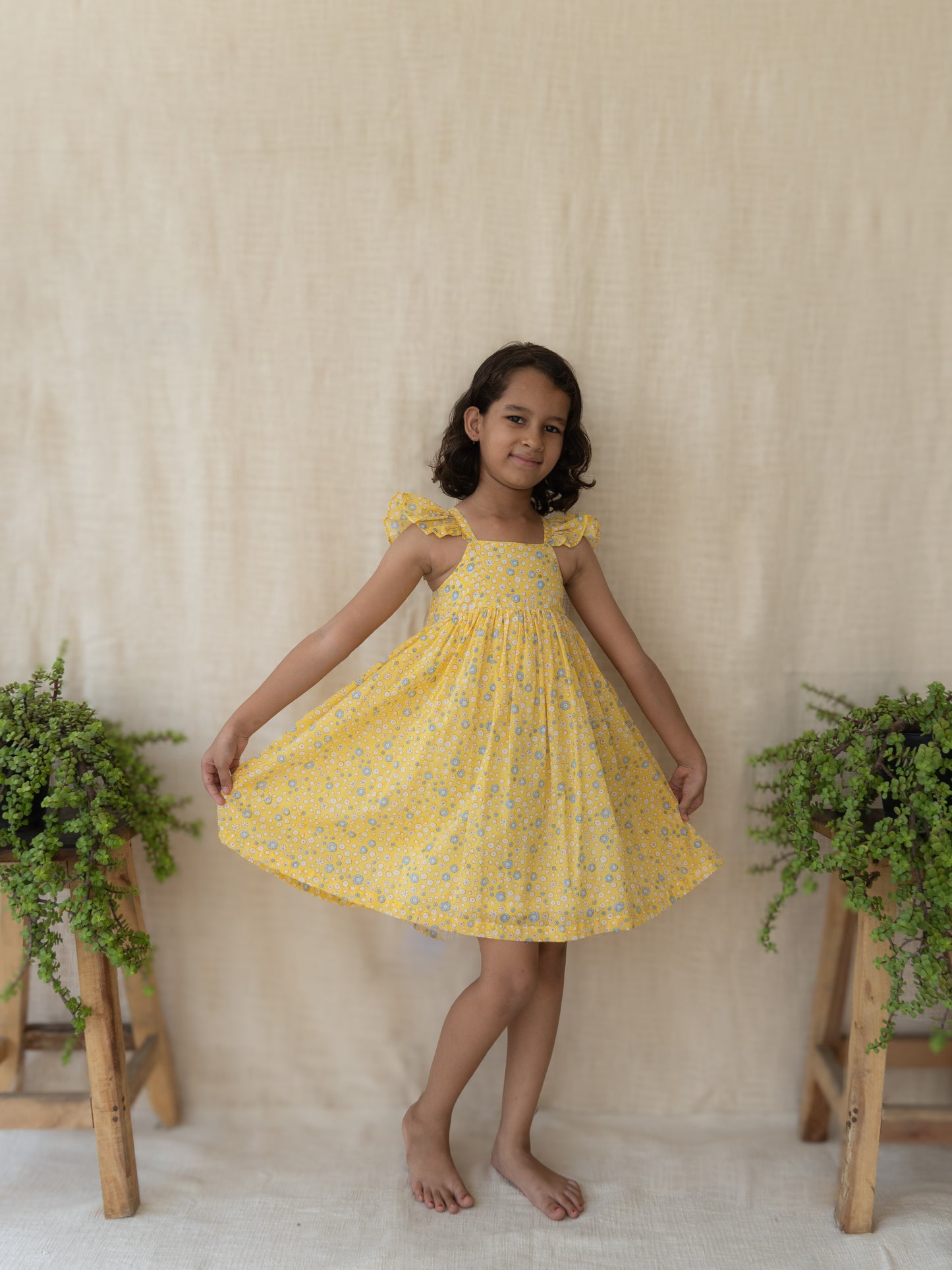 ABBY_YELLOW DITSY PRINT
