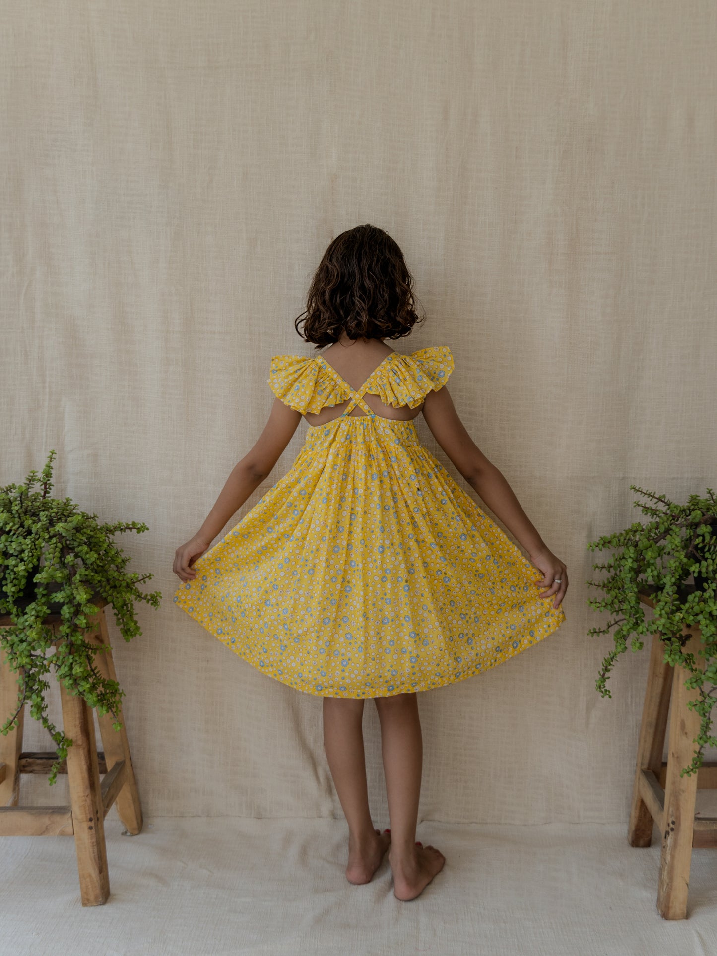 ABBY_YELLOW DITSY PRINT