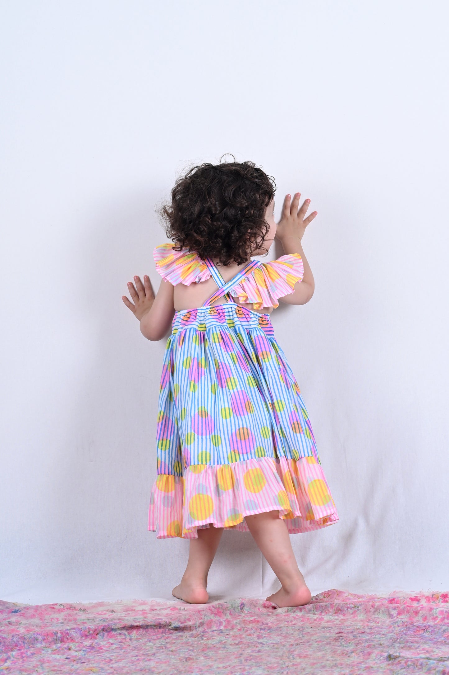 Abby_Blue geometric funk print