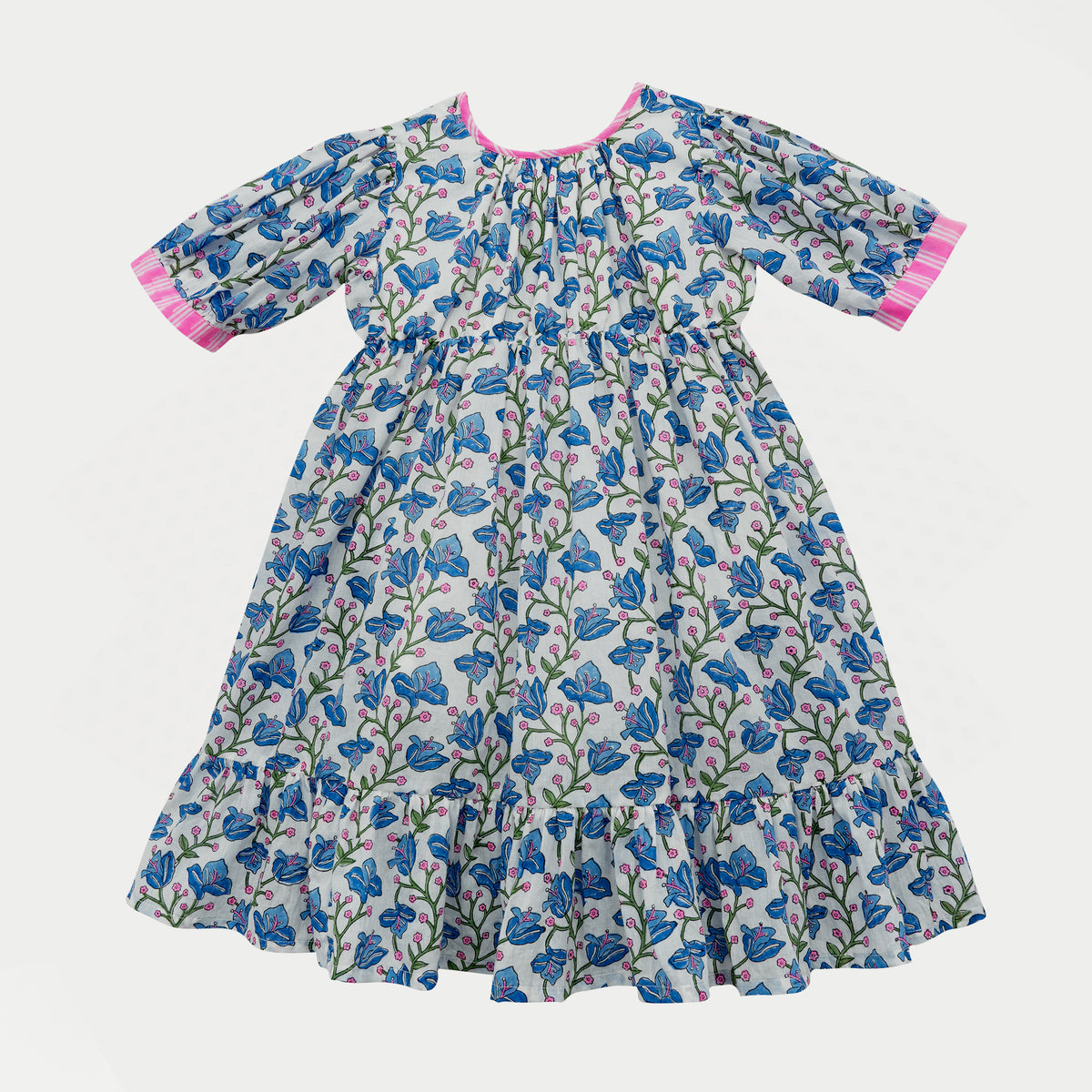 Arya_Blue Bougainvillea print