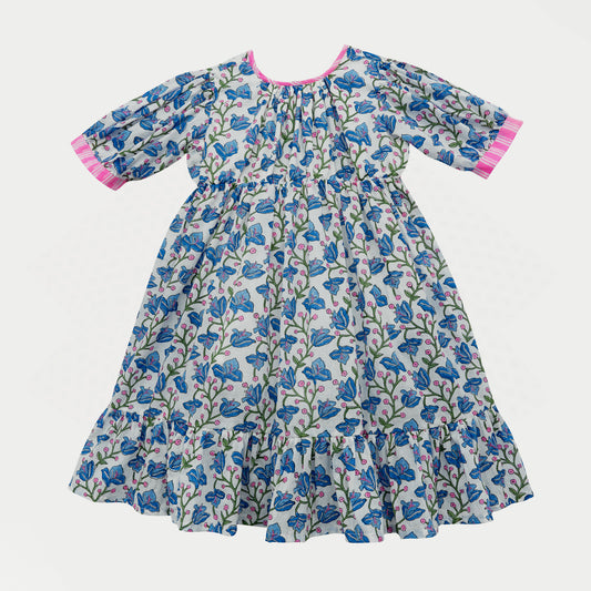 Arya_Blue Bougainvillea print