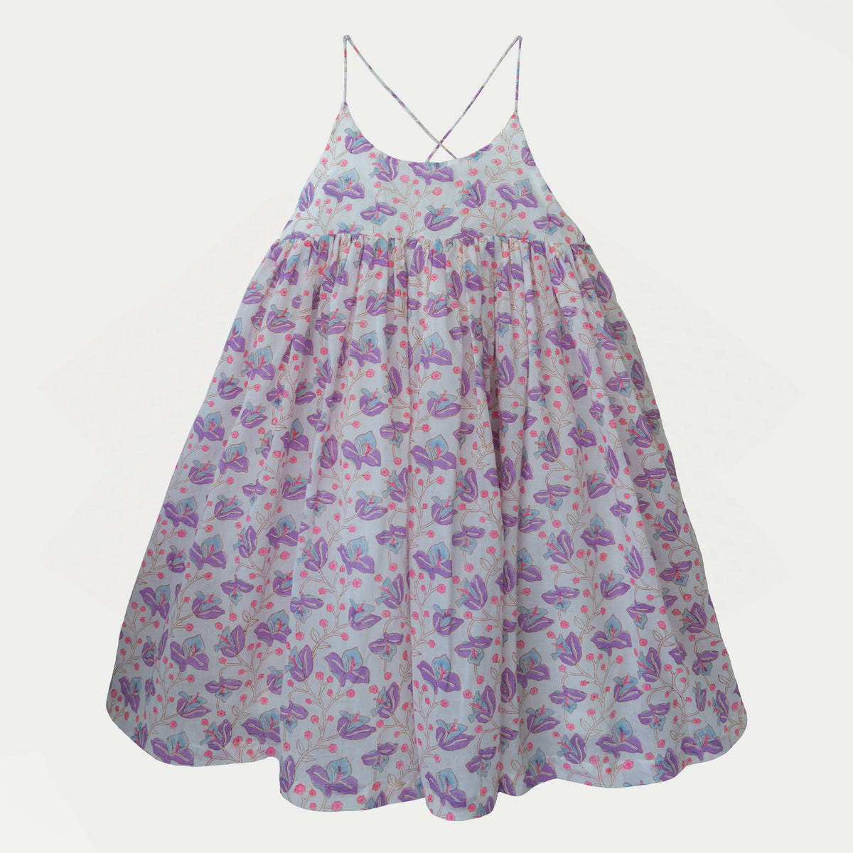 Mazzy_ Purple bougainvillea print