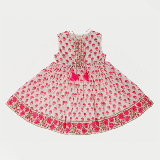 NAAVYA _ PINK ASTER DRESS